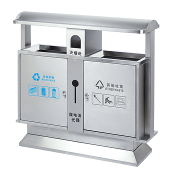 室外不銹鋼果皮箱 室外不銹鋼果皮箱